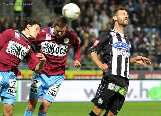 Sturm Graz - Mattersburg
Oesterreichische Fussball Bundesliga, 12. Runde, SK Sturm Graz - SV Mattersburg, Stadion Liebenau Graz, 20.10.2012. 

Foto zeigt Michael Madl (Sturm)
