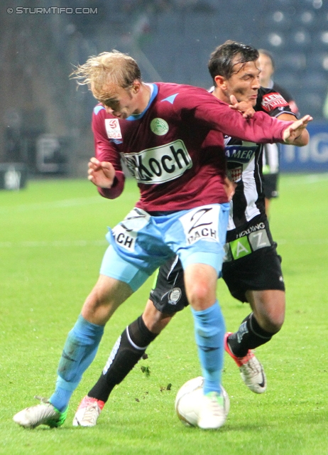 Sturm Graz - Mattersburg
Oesterreichische Fussball Bundesliga, 12. Runde, SK Sturm Graz - SV Mattersburg, Stadion Liebenau Graz, 20.10.2012. 

Foto zeigt Haris Bukva (Sturm)
