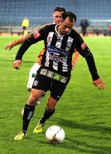 Sturm Graz - Innsbruck
OEFB Cup, Achtelfinale,SK Sturm Graz - FC Wacker Innsbruck, Stadion Liebenau Graz, 30.10.2012. 

Foto zeigt Leonhard Kaufmann (Sturm)
