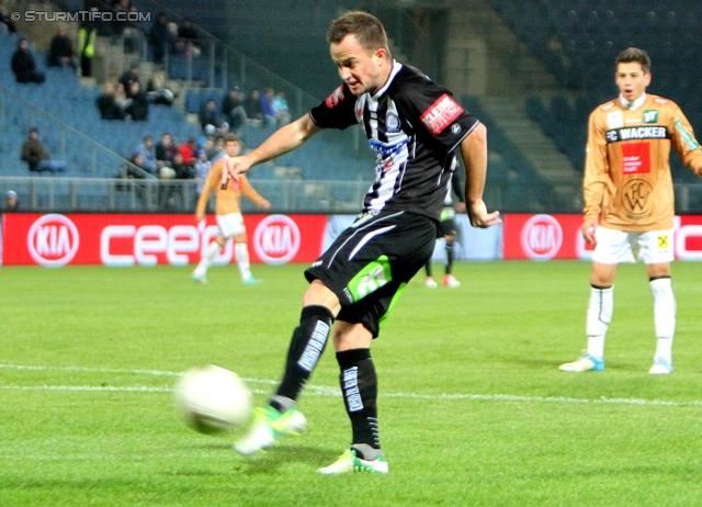 Sturm Graz - Innsbruck
OEFB Cup, Achtelfinale,SK Sturm Graz - FC Wacker Innsbruck, Stadion Liebenau Graz, 30.10.2012. 

Foto zeigt Christian Klem (Sturm)
