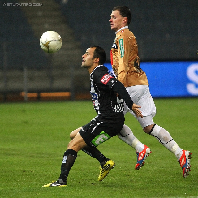 Sturm Graz - Innsbruck
OEFB Cup, Achtelfinale,SK Sturm Graz - FC Wacker Innsbruck, Stadion Liebenau Graz, 30.10.2012. 

Foto zeigt Leonhard Kaufmann (Sturm)
