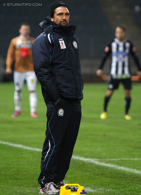 Sturm Graz - Innsbruck
OEFB Cup, Achtelfinale,SK Sturm Graz - FC Wacker Innsbruck, Stadion Liebenau Graz, 30.10.2012. 

Foto zeigt Peter Hyballa (Cheftrainer Sturm)
