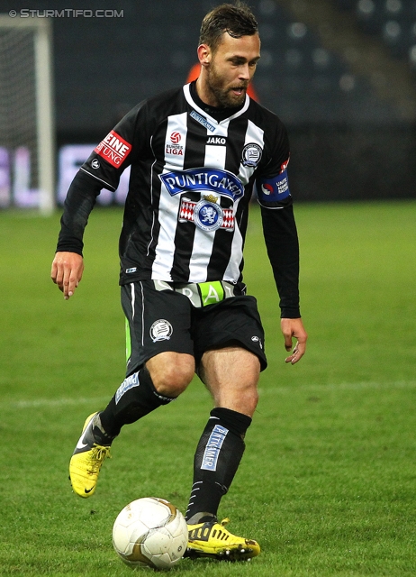 Sturm Graz - Innsbruck
OEFB Cup, Achtelfinale,SK Sturm Graz - FC Wacker Innsbruck, Stadion Liebenau Graz, 30.10.2012. 

Foto zeigt Michael Madl (Sturm)
