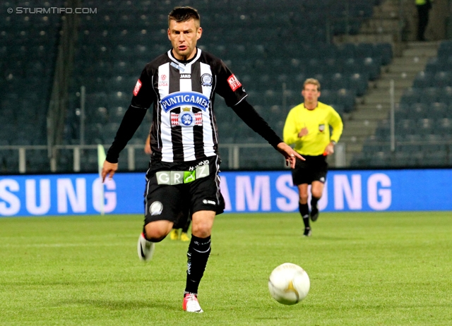 Sturm Graz - Innsbruck
OEFB Cup, Achtelfinale,SK Sturm Graz - FC Wacker Innsbruck, Stadion Liebenau Graz, 30.10.2012. 

Foto zeigt Milan Dudic (Sturm)
