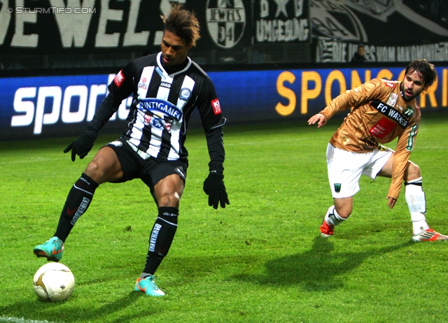 Sturm Graz - Innsbruck
OEFB Cup, Achtelfinale,SK Sturm Graz - FC Wacker Innsbruck, Stadion Liebenau Graz, 30.10.2012. 

Foto zeigt Rubin Rafael Okotie (Sturm)
