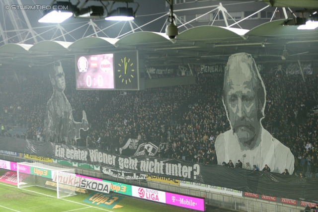 Sturm Graz - Rapid Wien
Oesterreichische Fussball Bundesliga, 14. Runde, SK Sturm Graz - SK Rapid Wien, Stadion Liebenau Graz, 03.11.2012. 

Foto zeigt Fans von Sturm mit einer Choreografie
