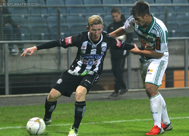 Sturm Graz - Rapid Wien
Oesterreichische Fussball Bundesliga, 14. Runde, SK Sturm Graz - SK Rapid Wien, Stadion Liebenau Graz, 03.11.2012. 

Foto zeigt Florian Kainz (Sturm)
