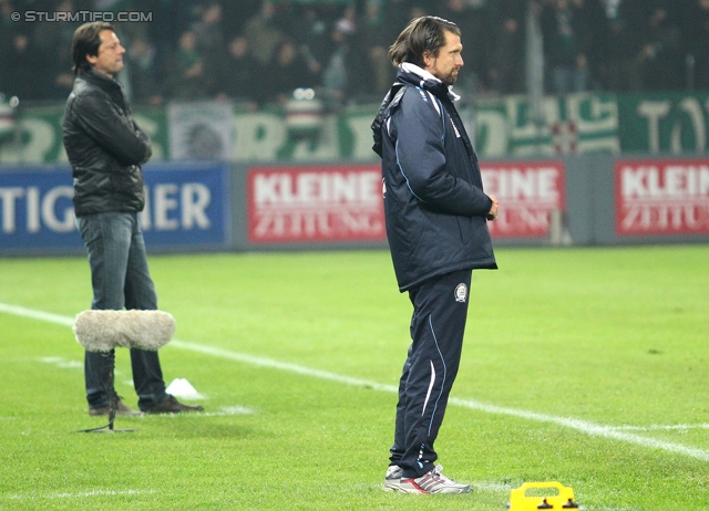 Sturm Graz - Rapid Wien
Oesterreichische Fussball Bundesliga, 14. Runde, SK Sturm Graz - SK Rapid Wien, Stadion Liebenau Graz, 03.11.2012. 

Foto zeigt Peter Hyballa (Cheftrainer Sturm)
