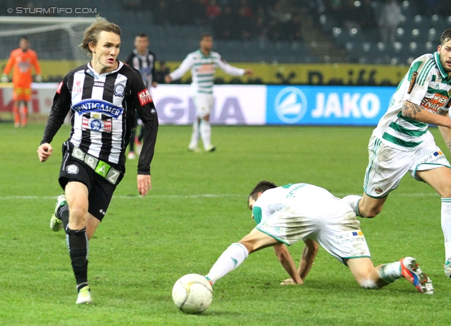 Sturm Graz - Rapid Wien
Oesterreichische Fussball Bundesliga, 14. Runde, SK Sturm Graz - SK Rapid Wien, Stadion Liebenau Graz, 03.11.2012. 

Foto zeigt Andreas Hoelzl (Sturm)
