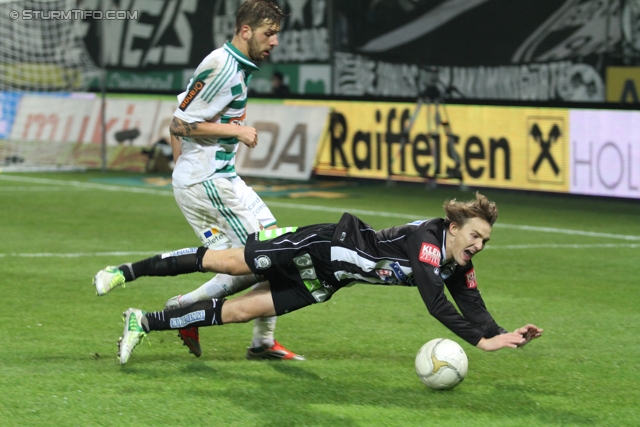 Sturm Graz - Rapid Wien
Oesterreichische Fussball Bundesliga, 14. Runde, SK Sturm Graz - SK Rapid Wien, Stadion Liebenau Graz, 03.11.2012. 

Foto zeigt Andreas Hoelzl (Sturm)
