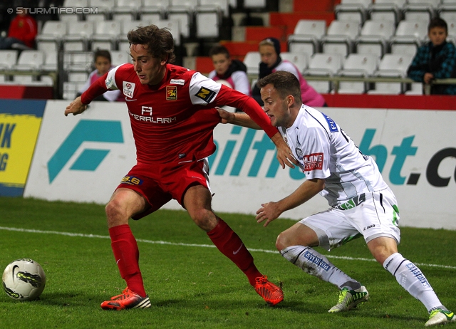 Admira - Sturm Graz
Oesterreichische Fussball Bundesliga, 15. Runde,  FC Admira - SK Sturm Graz, Stadion Suedstadt Maria Enzersdorf, 11.10.2012. 

Foto zeigt Christian Klem (Sturm)
