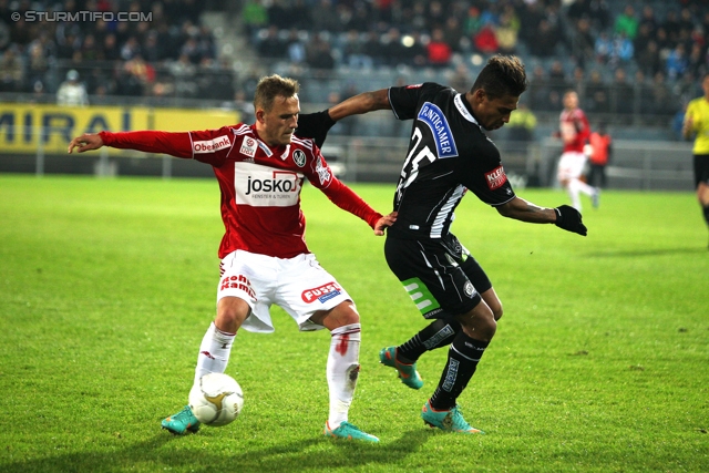 Sturm Graz - Ried
Oesterreichische Fussball Bundesliga, 16. Runde, SK Sturm Graz - SV Ried, Stadion Liebenau Graz, 17.11.2012. 

Foto zeigt Rubin Rafael Okotie (Sturm)
