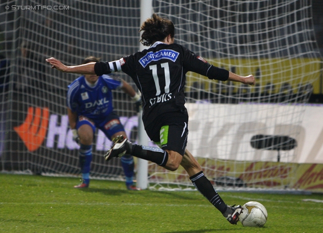 Sturm Graz - Ried
Oesterreichische Fussball Bundesliga, 16. Runde, SK Sturm Graz - SV Ried, Stadion Liebenau Graz, 17.11.2012. 

Foto zeigt Imre Szabics (Sturm)
