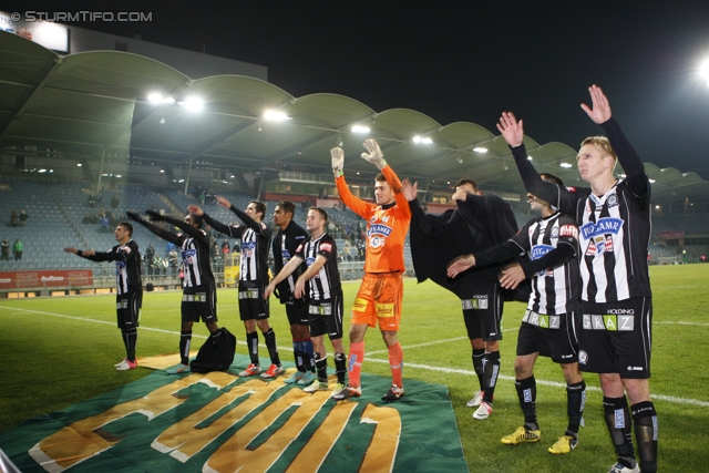 Sturm Graz - Ried
Oesterreichische Fussball Bundesliga, 16. Runde, SK Sturm Graz - SV Ried, Stadion Liebenau Graz, 17.11.2012. 

Foto zeigt die Mannschaft von Sturm
