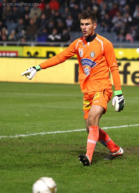 Sturm Graz - Ried
Oesterreichische Fussball Bundesliga, 16. Runde, SK Sturm Graz - SV Ried, Stadion Liebenau Graz, 17.11.2012. 

Foto zeigt Johannes Focher (Sturm)
