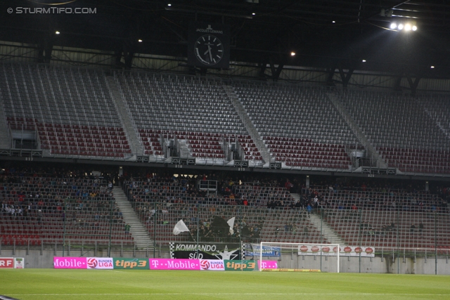 Wolfsberg - Sturm Graz
Oesterreichische Fussball Bundesliga, 13. Runde, Wolfsberg AC - SK Sturm Graz, Woerthereestadion Klagenfurt, 27.11.2012. 

Foto zeigt Fans von Wolfsberg
