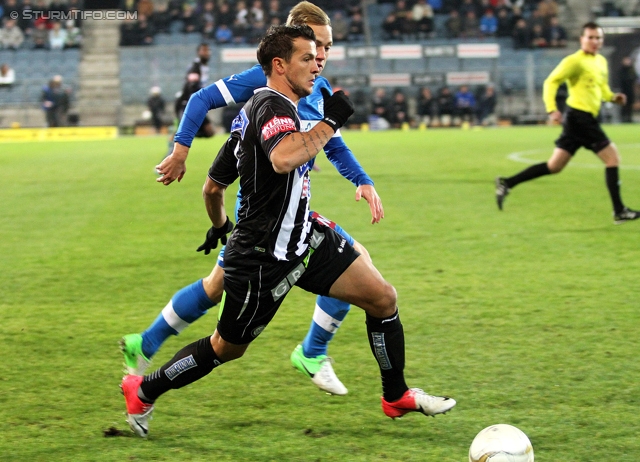 Sturm Graz - Wr. Neustadt
Oesterreichische Fussball Bundesliga, 18. Runde, SK Sturm Graz - SC Wiener Neustadt, Stadion Liebenau Graz, 01.12.2012. 

Foto zeigt Haris Bukva (Sturm)
