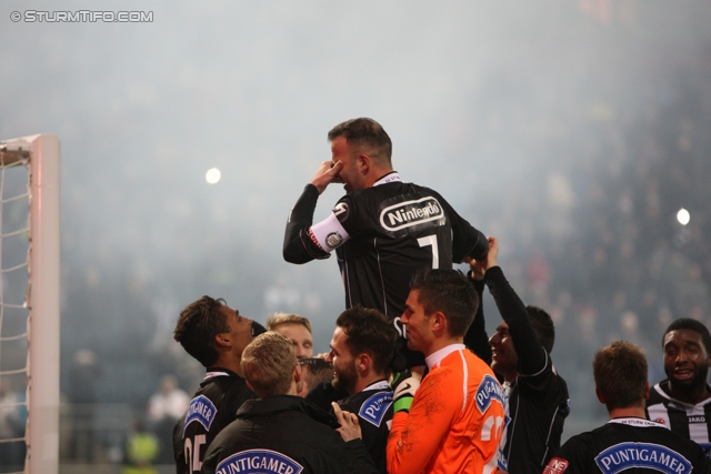 Sturm Graz - Wr. Neustadt
Oesterreichische Fussball Bundesliga, 18. Runde, SK Sturm Graz - SC Wiener Neustadt, Stadion Liebenau Graz, 01.12.2012. 

Foto zeigt Mario Haas (Sturm)
