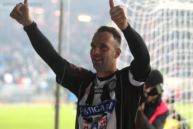 Sturm Graz - Wr. Neustadt
Oesterreichische Fussball Bundesliga, 18. Runde, SK Sturm Graz - SC Wiener Neustadt, Stadion Liebenau Graz, 01.12.2012. 

Foto zeigt Mario Haas (Sturm)
