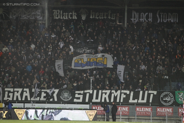 Sturm Graz - RB Salzburg
Oesterreichische Fussball Bundesliga, 19. Runde, SK Sturm Graz - RB Salzburg, Stadion Liebenau Graz, 08.12.2012. 

Foto zeigt Fans von Sturm
