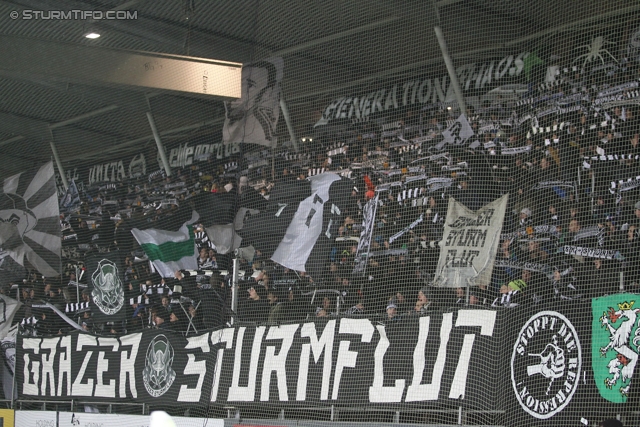 Sturm Graz - RB Salzburg
Oesterreichische Fussball Bundesliga, 19. Runde, SK Sturm Graz - RB Salzburg, Stadion Liebenau Graz, 08.12.2012. 

Foto zeigt Fans von Sturm
