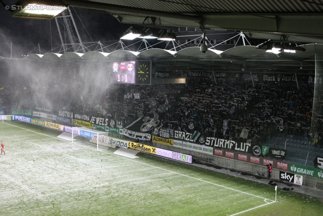 Sturm Graz - RB Salzburg
Oesterreichische Fussball Bundesliga, 19. Runde, SK Sturm Graz - RB Salzburg, Stadion Liebenau Graz, 08.12.2012. 

Foto zeigt Fans von Sturm
