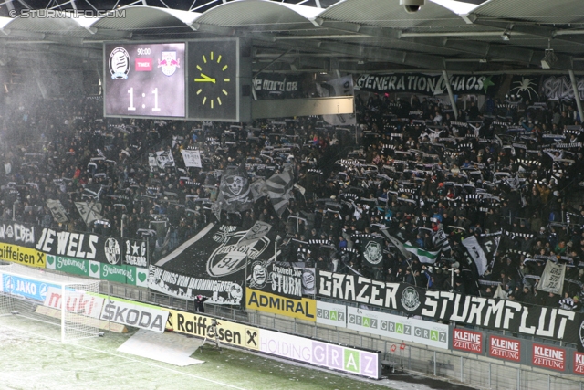 Sturm Graz - RB Salzburg
Oesterreichische Fussball Bundesliga, 19. Runde, SK Sturm Graz - RB Salzburg, Stadion Liebenau Graz, 08.12.2012. 

Foto zeigt Fans von Sturm
