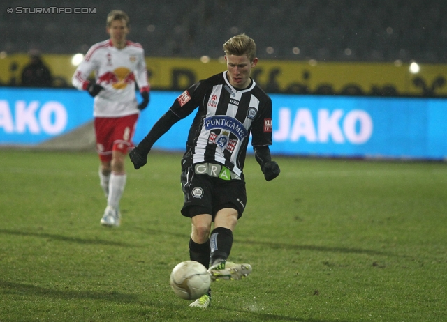 Sturm Graz - RB Salzburg
Oesterreichische Fussball Bundesliga, 19. Runde, SK Sturm Graz - RB Salzburg, Stadion Liebenau Graz, 08.12.2012. 

Foto zeigt Florian Kainz (Sturm)
