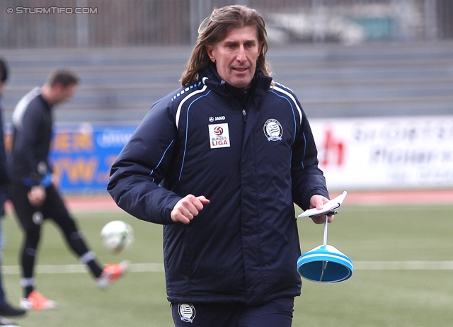 Gratkorn - Sturm Graz
Testspiel,  FC Gratkorn - SK Sturm Graz, Stadion Gratkorn, 12.01.2013. 

Foto zeigt Stojadin Rajkovic (Co-Trainer Sturm)
