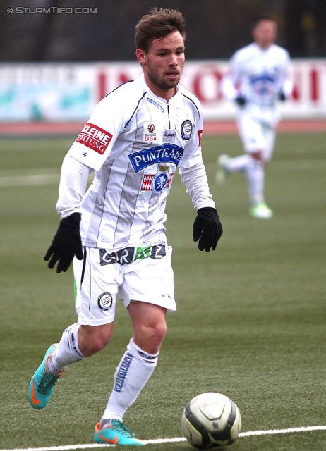 Gratkorn - Sturm Graz
Testspiel,  FC Gratkorn - SK Sturm Graz, Stadion Gratkorn, 12.01.2013. 

Foto zeigt David Schloffer (Sturm)
