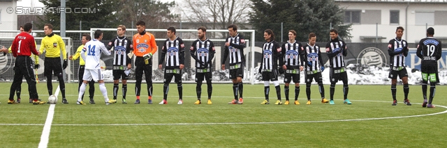 Sturm Graz - Slaven Belupo
Testspiel,  SK Sturm Graz - NK Slaven Belupo, Trainingszentrum Messendorf, 09.02.2013. 

Foto zeigt die Mannschaft von Sturm
