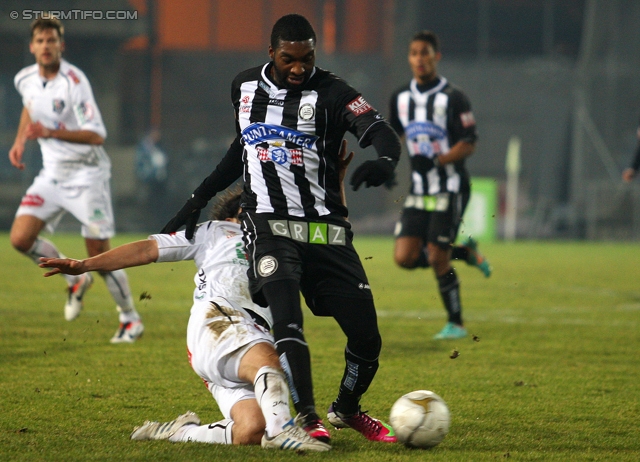 Sturm Graz - Wolfsberg
Oesterreichische Fussball Bundesliga, 22. Runde, SK Sturm Graz - Wolfsberger AC, Stadion Liebenau Graz, 23.02.2013. 

Foto zeigt Richard Sukuta-Pasu (Sturm)
