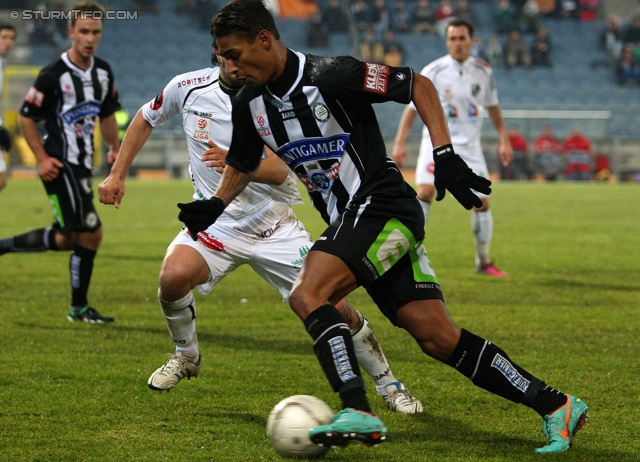 Sturm Graz - Wolfsberg
Oesterreichische Fussball Bundesliga, 22. Runde, SK Sturm Graz - Wolfsberger AC, Stadion Liebenau Graz, 23.02.2013. 

Foto zeigt Rubin Rafael Okotie (Sturm)
