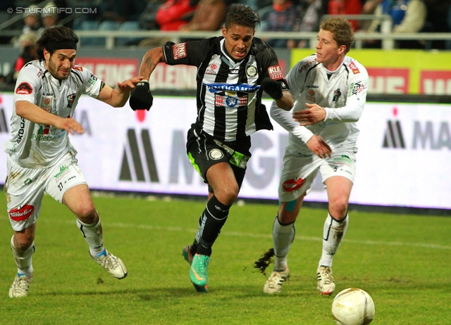 Sturm Graz - Wolfsberg
Oesterreichische Fussball Bundesliga, 22. Runde, SK Sturm Graz - Wolfsberger AC, Stadion Liebenau Graz, 23.02.2013. 

Foto zeigt Rubin Rafael Okotie (Sturm)
