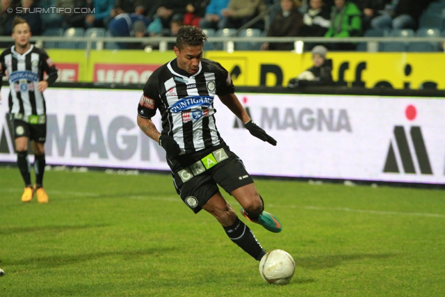 Sturm Graz - Wolfsberg
Oesterreichische Fussball Bundesliga, 22. Runde, SK Sturm Graz - Wolfsberger AC, Stadion Liebenau Graz, 23.02.2013. 

Foto zeigt Rubin Rafael Okotie (Sturm)
