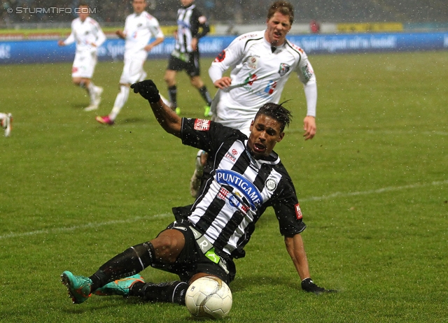 Sturm Graz - Wolfsberg
Oesterreichische Fussball Bundesliga, 22. Runde, SK Sturm Graz - Wolfsberger AC, Stadion Liebenau Graz, 23.02.2013. 

Foto zeigt Rubin Rafael Okotie (Sturm)
