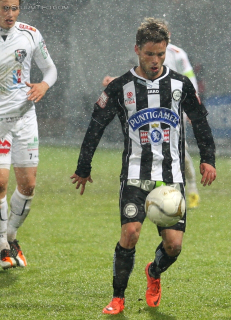 Sturm Graz - Wolfsberg
Oesterreichische Fussball Bundesliga, 22. Runde, SK Sturm Graz - Wolfsberger AC, Stadion Liebenau Graz, 23.02.2013. 

Foto zeigt David Schloffer (Sturm)
