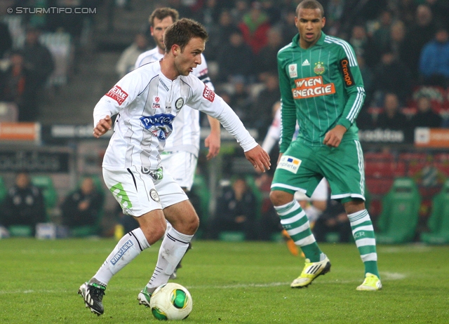 Rapid Wien - Sturm Graz
Oesterreichische Fussball Bundesliga, 23. Runde, SK Rapid Wien - SK Sturm Graz, Gerhard Hanappi Stadion Wien, 23.02.2013. 

Foto zeigt Tobias Kainz (Sturm)
