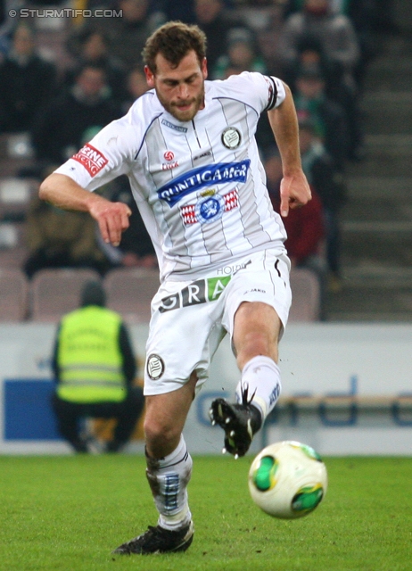 Rapid Wien - Sturm Graz
Oesterreichische Fussball Bundesliga, 23. Runde, SK Rapid Wien - SK Sturm Graz, Gerhard Hanappi Stadion Wien, 23.02.2013. 

Foto zeigt Juergen Saeumel (Sturm)
