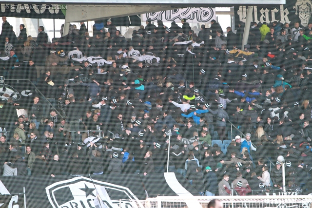 Sturm Graz - Admira Wacker
Oesterreichische Fussball Bundesliga, 24. Runde, SK Sturm Graz - FC Admira Wacker Moedling, Stadion Liebenau Graz, 02.03.2013. 

Foto zeigt Fans von Sturm
