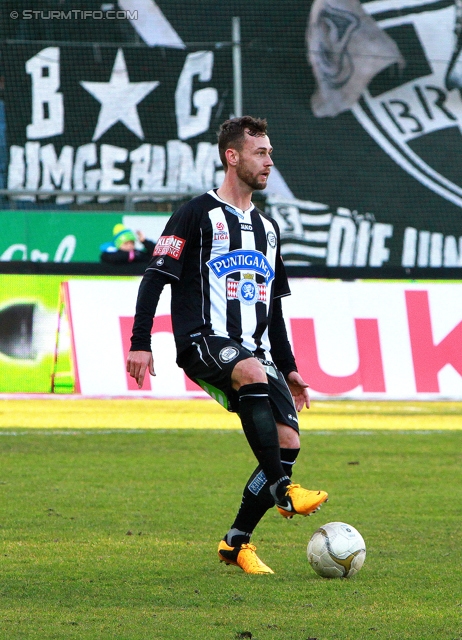 Sturm Graz - Admira Wacker
Oesterreichische Fussball Bundesliga, 24. Runde, SK Sturm Graz - FC Admira Wacker Moedling, Stadion Liebenau Graz, 02.03.2013. 

Foto zeigt Michael Madl (Sturm)
