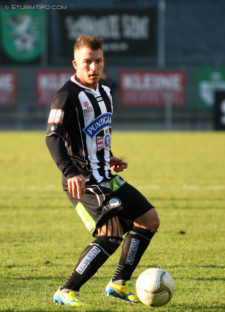 Sturm Graz - Admira Wacker
Oesterreichische Fussball Bundesliga, 24. Runde, SK Sturm Graz - FC Admira Wacker Moedling, Stadion Liebenau Graz, 02.03.2013. 

Foto zeigt Christoph Kroepfl (Sturm)
