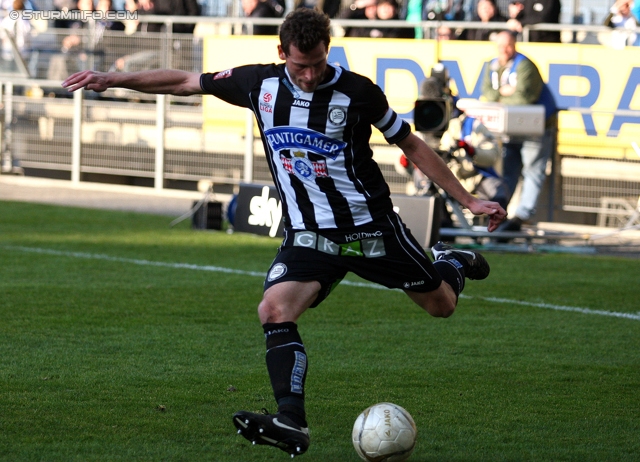 Sturm Graz - Admira Wacker
Oesterreichische Fussball Bundesliga, 24. Runde, SK Sturm Graz - FC Admira Wacker Moedling, Stadion Liebenau Graz, 02.03.2013. 

Foto zeigt Juergen Saeumel (Sturm)
