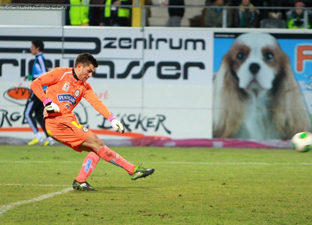 Ried - Sturm Graz
Oesterreichische Fussball Bundesliga, 25. Runde, SV Ried- SK Sturm Graz, Arena Ried, 09.03.2013. 

Foto zeigt Johannes Focher (Sturm)
