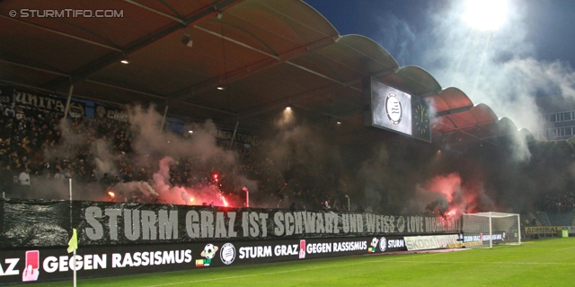 Sturm Graz - Innsbruck
Oesterreichische Fussball Bundesliga, 26. Runde, SK Sturm Graz - FC Wacker Innsbruck, Stadion Liebenau Graz, 16.03.2013. 

Foto zeigt Fans von Sturm
