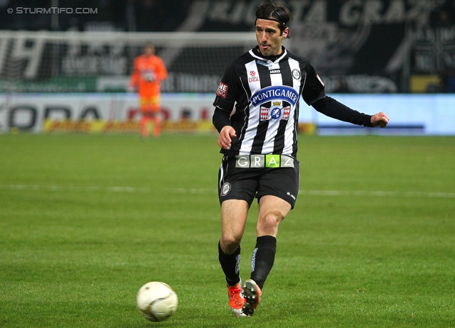 Sturm Graz - Innsbruck
Oesterreichische Fussball Bundesliga, 26. Runde, SK Sturm Graz - FC Wacker Innsbruck, Stadion Liebenau Graz, 16.03.2013. 

Foto zeigt Nikola Vujadinovic (Sturm)
