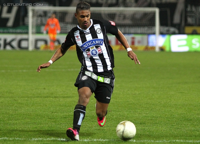 Sturm Graz - Innsbruck
Oesterreichische Fussball Bundesliga, 26. Runde, SK Sturm Graz - FC Wacker Innsbruck, Stadion Liebenau Graz, 16.03.2013. 

Foto zeigt Rubin Rafael Okotie (Sturm)
