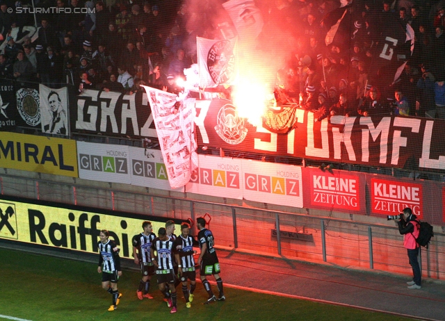 Sturm Graz - Innsbruck
Oesterreichische Fussball Bundesliga, 26. Runde, SK Sturm Graz - FC Wacker Innsbruck, Stadion Liebenau Graz, 16.03.2013. 

Foto zeigt Spieler von Sturm
