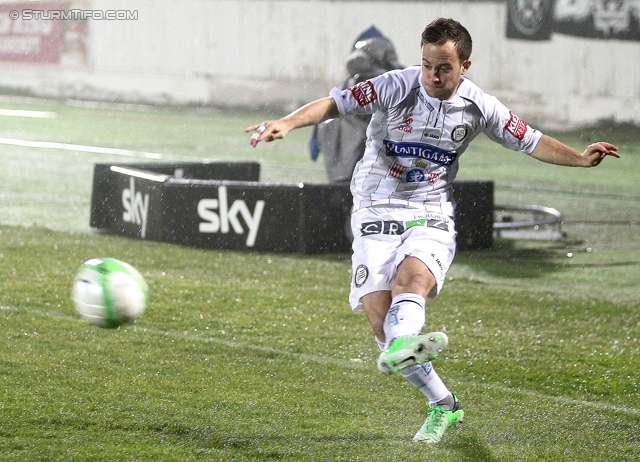 Wr. Neustadt - Sturm Graz
Oesterreichische Fussball Bundesliga, 27. Runde, SC Wiener Neustadt - SK Sturm Graz, Stadion Wiener Neustadt, 30.03.2013. 

Foto zeigt Christian Klem (Sturm)
