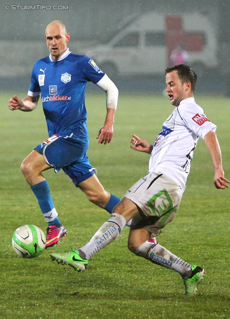 Wr. Neustadt - Sturm Graz
Oesterreichische Fussball Bundesliga, 27. Runde, SC Wiener Neustadt - SK Sturm Graz, Stadion Wiener Neustadt, 30.03.2013. 

Foto zeigt Christian Klem (Sturm)
